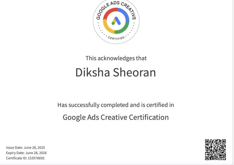 google ads creative certification